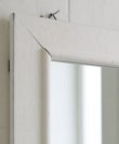 画像2: 輸入雑貨 ブランミラー ウォールミラー ホワイト 鏡 壁掛け 木製 アンティーク風 シャビーシック FG-24 Covent Garden コベントガーデン (2)