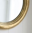 画像3: 輸入雑貨 ゴールドラウンド ウォールミラー 壁掛けミラー 鏡 コベントガーデン Covent Garden シャビーシック アンティーク風 フレンチ KB-26 (3)