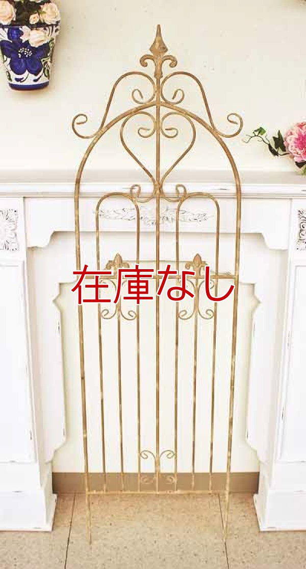 画像1: 輸入家具 ヴェルス アイアントレリス フェンス ガーデン アイアン Covent Garden コベントガーデン シャビーシック アンティーク風 LW-76 (1)