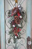 画像7: 輸入雑貨 ウイリム スワッグ クリスマス 壁飾り ドライフラワー コベントガーデン Covent Garden Christmas リース アートフラワー PS-21 (7)