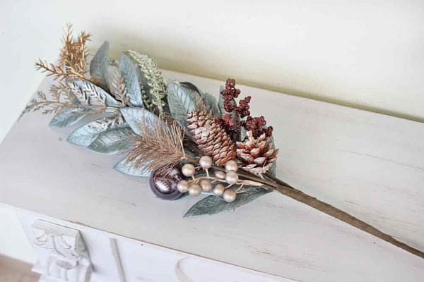 画像1: 輸入雑貨 クラシーシック ブーケ クリスマス 壁飾り ドライフラワー コベントガーデン Covent Garden Xmas リース アートフラワー SD-10 (1)