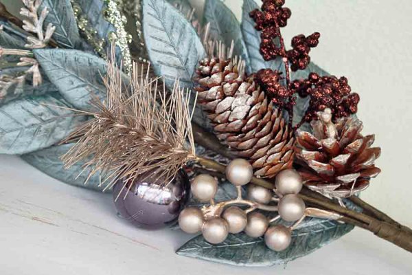 画像4: 輸入雑貨 クラシーシック ブーケ クリスマス 壁飾り ドライフラワー コベントガーデン Covent Garden Xmas リース アートフラワー SD-10 (4)