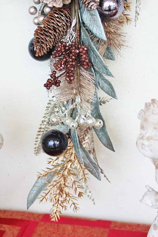 画像5: 輸入雑貨 クラシーシック スワッグ クリスマス 壁飾り ドライフラワー コベントガーデン Covent Garden Xmas リース アートフラワー SD-11 (5)