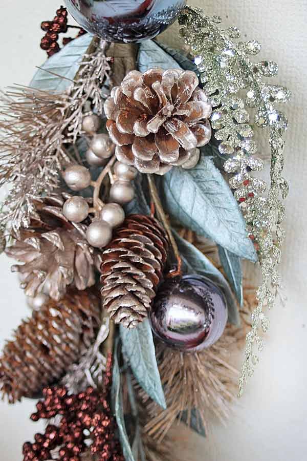 画像3: 輸入雑貨 クラシーシック スワッグ クリスマス 壁飾り ドライフラワー コベントガーデン Covent Garden Xmas リース アートフラワー SD-11 (3)