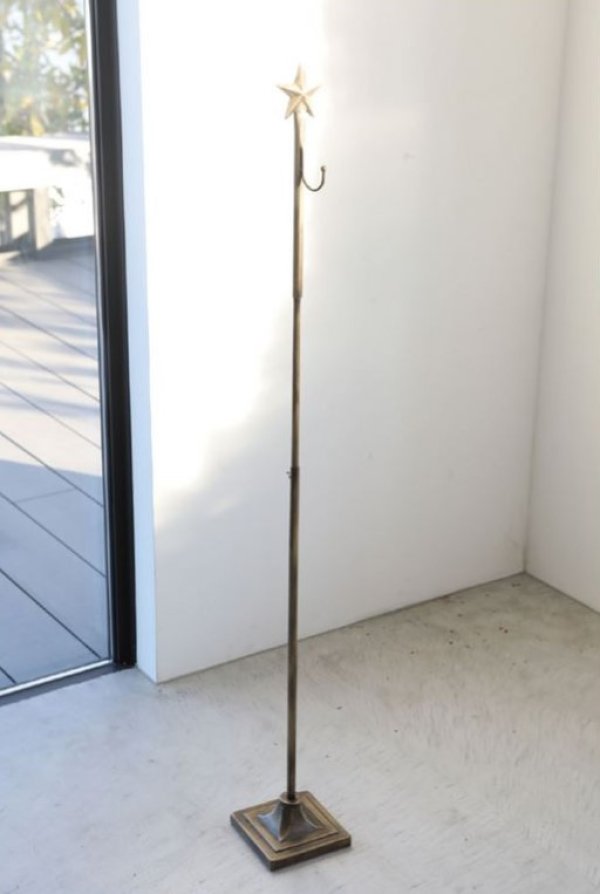 画像1: 輸入雑貨 スターク リーススタンド アレンジベース クリスマス コベントガーデン Covent Garden Xmas アイアン アンティーク US-69 (1)