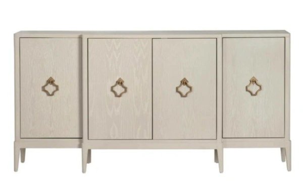 画像1: 輸入家具 サイドボード キャビネット ベージュ 北欧風 モダン シンプル アルハンブラハンドル AC-1041 家財送料無料 直輸入 リビングスタジオ (1)