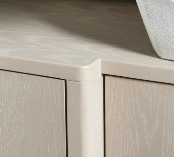 画像4: 輸入家具 サイドボード キャビネット ベージュ 北欧風 モダン シンプル アルハンブラハンドル AC-1041 家財送料無料 直輸入 リビングスタジオ (4)