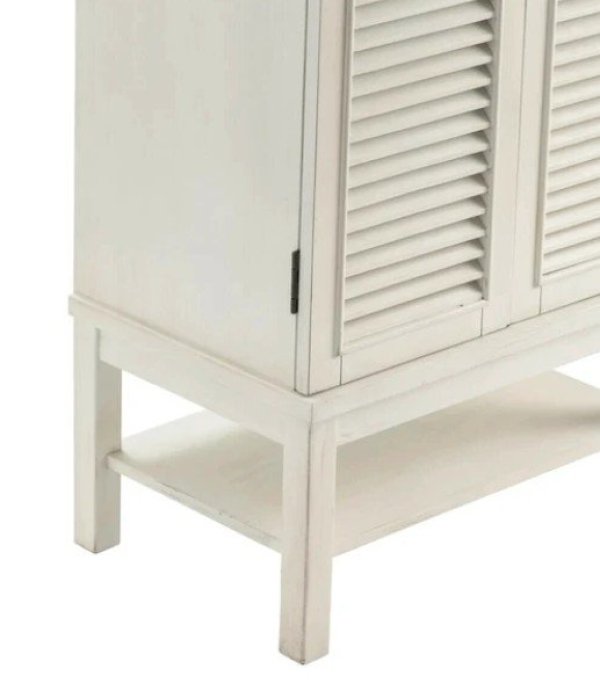 画像5: 輸入家具 トールキャビネット 北欧風家具 シェルフ ナチュラル アイボリー アンティーク風 シャビー AC-3682 送料無料 直輸入 リビングスタジオ (5)