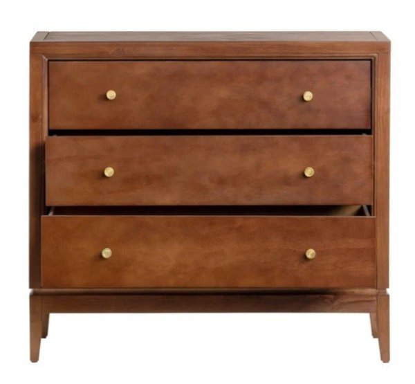 画像3: 輸入家具 チェスト 3段 ナチュラル モダン ナチュラル シャビー アンティーク風 コンテンポラリー AC-8046 送料無料 直輸入 リビングスタジオ (3)