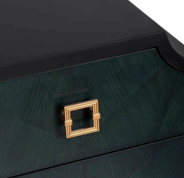 画像3: 輸入家具 チェスト 3段 グリーン 北欧風家具 モダン ナチュラル アンティーク コンテンポラリー AC-8508 送料無料 直輸入 リビングスタジオ (3)