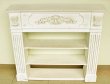 画像2: 輸入家具 マントルピース コンソール シェルフ ホワイト シャビーシック アンティーク 姫系 vil 5006 送料無料 直輸入 リビングスタジオ (2)
