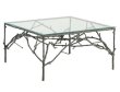 画像1: 輸入家具 センターテーブル アイアン 小枝 ブランチ ガラス クラシック シャビー アンティーク風 AC-R003 送料無料 直輸入 リビングスタジオ (1)