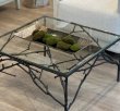 画像6: 輸入家具 センターテーブル アイアン 小枝 ブランチ ガラス クラシック シャビー アンティーク風 AC-R003 送料無料 直輸入 リビングスタジオ (6)