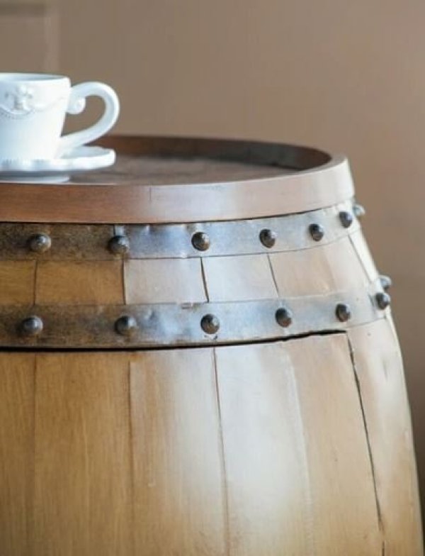 画像7: 輸入家具 ワインラック サイドテーブル 樽型 アンティーク風 ボトルラック シャビーシック AN-80146 送料無料 直輸入 リビングスタジオ (7)