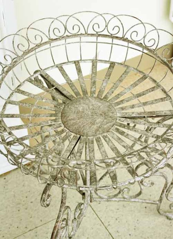 画像6: 輸入家具 フラワーディスプレイテーブル S 花台 フラワースタンド ガーデニング シャビーシック vil 6074 送料無料 直輸入 リビングスタジオ (6)