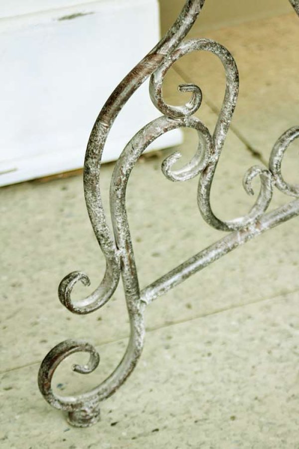 画像8: 輸入家具 フラワーディスプレイテーブル S 花台 フラワースタンド ガーデニング シャビーシック vil 6074 送料無料 直輸入 リビングスタジオ (8)