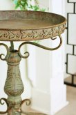 画像4: 輸入家具 フラワーテーブル 花台 アイアン サイドテーブル アンティーク ガーデニング シャビー vil 6176 送料無料 直輸入 リビングスタジオ (4)