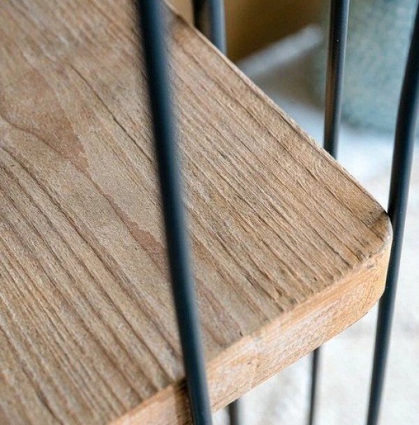 画像6: 輸入家具 シェルフ 飾り棚 本棚 アイアン ウッド シャビー ブックシェルフ プランターラック AN-43157 送料無料 直輸入 リビングスタジオ (6)