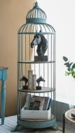 画像6: 輸入家具 シェルフ 飾り棚 バードケージ アイアン シャビー ブックシェルフ プランターラック AN-47489 送料無料 直輸入 リビングスタジオ (6)