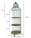 画像2: 輸入家具 シェルフ 飾り棚 バードケージ アイアン シャビー ブックシェルフ プランターラック AN-47489 送料無料 直輸入 リビングスタジオ (2)