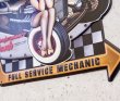 画像5: 輸入雑貨 アンティークエンボスプレート Rat Garage ブリキ 壁飾り アメリカン ビンテージ シャビー HLHT22008A リビングスタジオ (5)