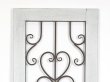 画像3: 輸入家具 アイアン ウッド ドア ホワイト vil 6250 アンティーク風 壁飾り ウォールデコレーション シャビーシック (3)