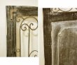 画像4: 輸入家具 アイアン デコ ウッド ドア ブラック vil 6865 シャビーシック アンティーク風 壁飾り 壁掛け ウォールデコレーション オブジェ パネル ブラウン (4)