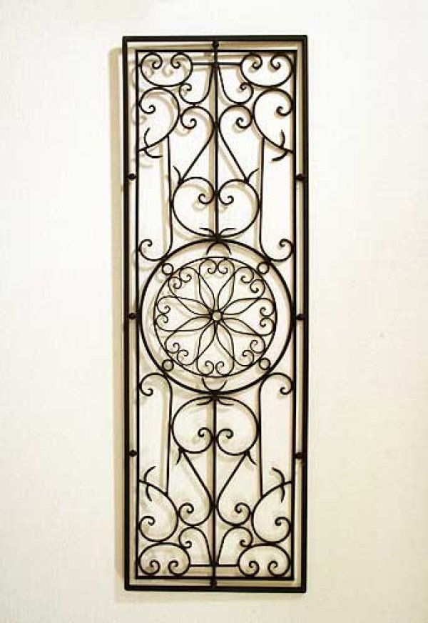画像2: 輸入家具 ペトゥル ウォールデコール 壁飾り アイアン ウォールデコレーション パネル 窓 アンティーク風 シャビーシック CIE-193 送料無料 リビングスタジオ (2)