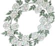 画像3: 輸入雑貨 Metal Wreath ホワイトフラワー 壁飾り アイアン リース 花柄 ウォールデコレーション シャビーシック CIL-70 直輸入 リビングスタジオ 送料無料 (3)