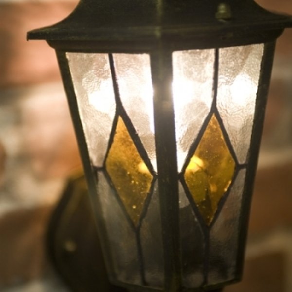 画像3: 輸入雑貨 ブラケット ウォールランプ アヴェニューランプ ブロンズ ステンドグラス柄 室内用 アンティーク風 11twl1-BZ 送料無料 リビングスタジオ (3)