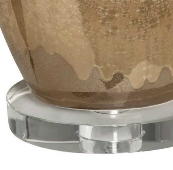 画像2: 輸入雑貨 テーブルランプ テーブルスタンド オレンジ 陶器 セラミック クリスタル モダン AC-2852 送料無料 直輸入 リビングスタジオ (2)