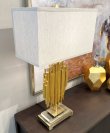 画像4: 輸入雑貨 テーブルランプ テーブルスタンド モダン パイプ ゴールド ユニーク アーバン AC-962 送料無料 直輸入 リビングスタジオ (4)