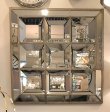 画像1: 輸入家具 ミラー ウォールデコレーション モダン クラシック アンティーク風 シャビーシック AN-32635 大型 117cm 家財送料無料 直輸入 リビングスタジオ (1)
