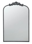 画像4: 輸入家具 ミラー バロック ロココ シャビー アイアン 61×91.5cm 壁掛け アンティーク風 クラシック AN-82195-BK 送料無料 直輸入 リビングスタジオ (4)
