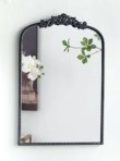 画像2: 輸入家具 ミラー バロック ロココ シャビー アイアン 61×91.5cm 壁掛け アンティーク風 クラシック AN-82195-BK 送料無料 直輸入 リビングスタジオ (2)