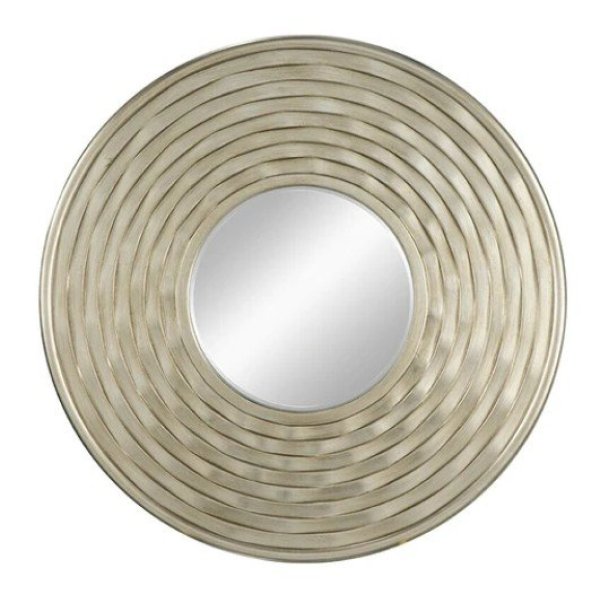 画像4: 輸入雑貨 ミラー モダン アンティーク風 ゴールド 円形 壁飾り ウォールデコレーション 79.5cm AN-82922 送料無料 直輸入 リビングスタジオ (4)