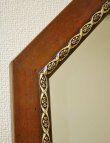 画像4: イタリア製 輸入雑貨 ミラー 八角 ブラウン 38X48 古木風 木目 ナチュラル アンティーク風 リビングスタジオ 直輸入 Bertozzi ベルトッツィ 808267 送料無料 (4)