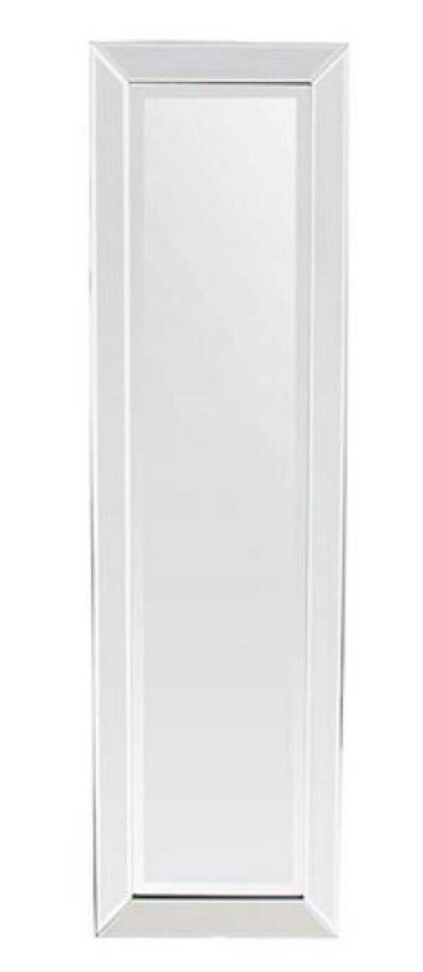 画像1: 輸入家具 ミラー 姿見 モダン コンテンポラリー アーバン シルバー ミラーフレーム 姫系 40X130 XR-3560-120 直輸入 リビングスタジオ (1)