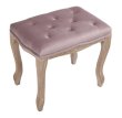 画像3: 輸入家具 スツール ベロアピンク イタリアン ロココ シャビー アンティーク風 ナチュラル 17703ST-PK 直輸入 リビングスタジオ 送料無料 (3)