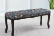 画像1: 輸入家具 スツール ベンチ ウィリアムモリス イチゴ泥棒 イタリアン ロココ シャビーシック 17706BH-VI02 直輸入 リビングスタジオ 送料無料 (1)