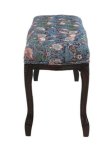 画像6: 輸入家具 スツール ベンチ ウィリアムモリス イチゴ泥棒 イタリアン ロココ シャビーシック 17706BH-VI02 直輸入 リビングスタジオ 送料無料 (6)