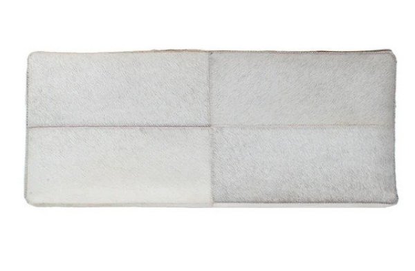 画像5: 輸入家具 スツール リアルファー グレー 玄関 モダン 毛皮 ウシ スチール シルバーメッキ AS-8010-B 幅60cm 送料無料 直輸入 リビングスタジオ (5)