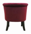 画像5: 輸入家具 ラムズゲイトチェア ボヌールチェア ジェニファーテイラー Jennifer Taylor ワインレッド ボルドー フレンチ 33056RC-884 送料無料 (5)