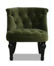 画像2: 輸入家具 ラムズゲイトチェア ボヌールチェア ジェニファーテイラー Jennifer Taylor グリーン ベロア フレンチ 33186RC-V036 送料無料 (2)