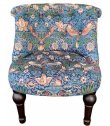 画像2: 輸入家具 ラムズゲイトチェア ウィリアムモリス ジェニファーテイラー Jennifer Taylor ボヌールチェア いちご泥棒 イチゴ 33056RC-VI02 送料無料 (2)