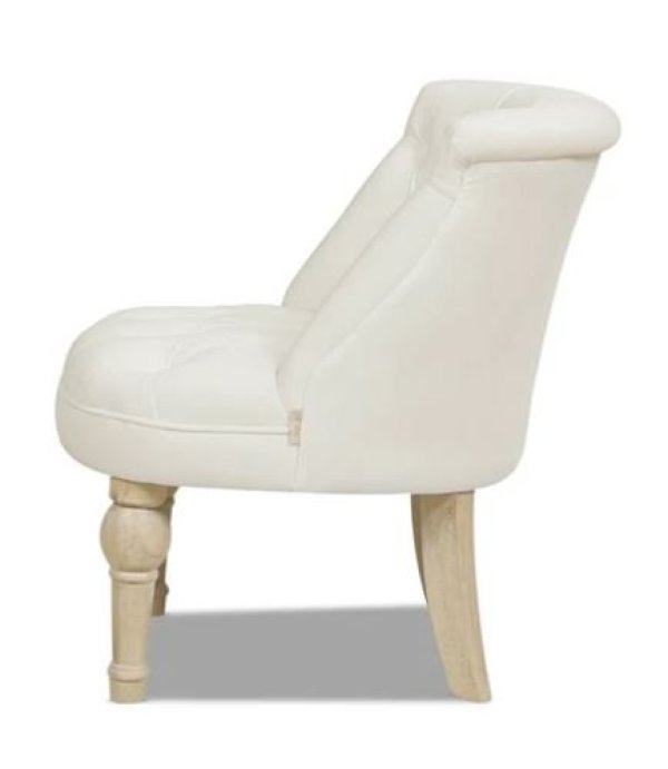 画像4: 輸入家具 ラムズゲイトチェア ボヌールチェア ジェニファーテイラー Jennifer Taylor ホワイト ベロア フレンチ 33186RC-V037 送料無料 (4)