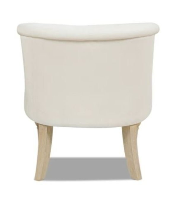 画像5: 輸入家具 ラムズゲイトチェア ボヌールチェア ジェニファーテイラー Jennifer Taylor ホワイト ベロア フレンチ 33186RC-V037 送料無料 (5)