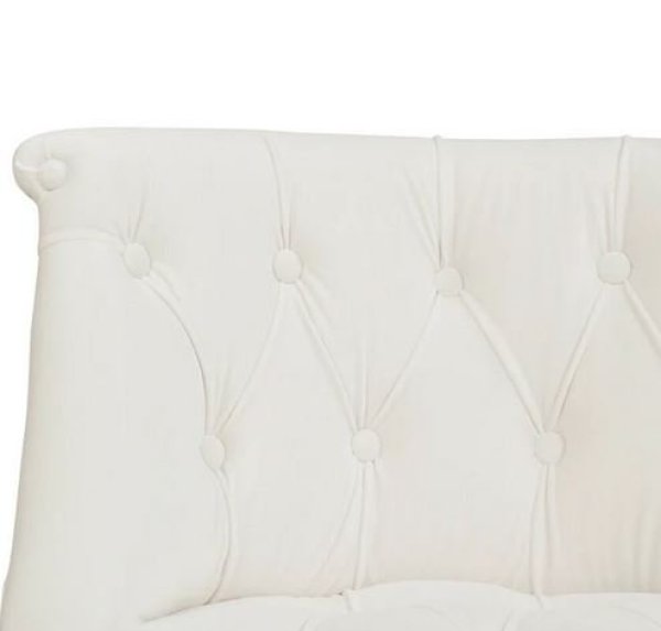 画像6: 輸入家具 ラムズゲイトチェア ボヌールチェア ジェニファーテイラー Jennifer Taylor ホワイト ベロア フレンチ 33186RC-V037 送料無料 (6)