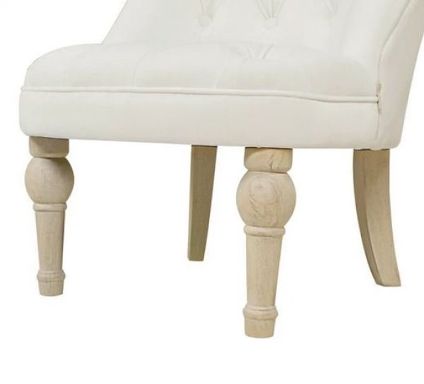 画像8: 輸入家具 ラムズゲイトチェア ボヌールチェア ジェニファーテイラー Jennifer Taylor ホワイト ベロア フレンチ 33186RC-V037 送料無料 (8)