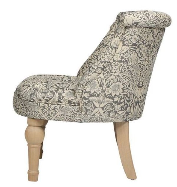 画像4: 輸入家具 ラムズゲイトチェア ウィリアムモリス ジェニファーテイラー Jennifer Taylor ボヌール いちご泥棒 イチゴ グレー 33186RC-VI04 送料無料 (4)